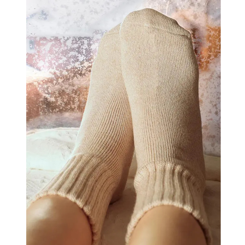 Fall/Winter Silky Thick Wool Socks (Multicolor, 5-Pack)