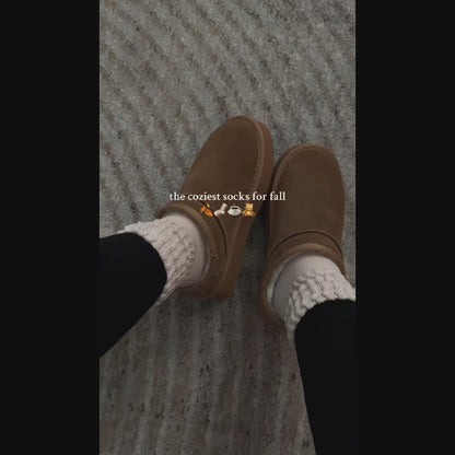 Fall/Winter Silky Thick Wool Socks (Multicolor, 5-Pack)